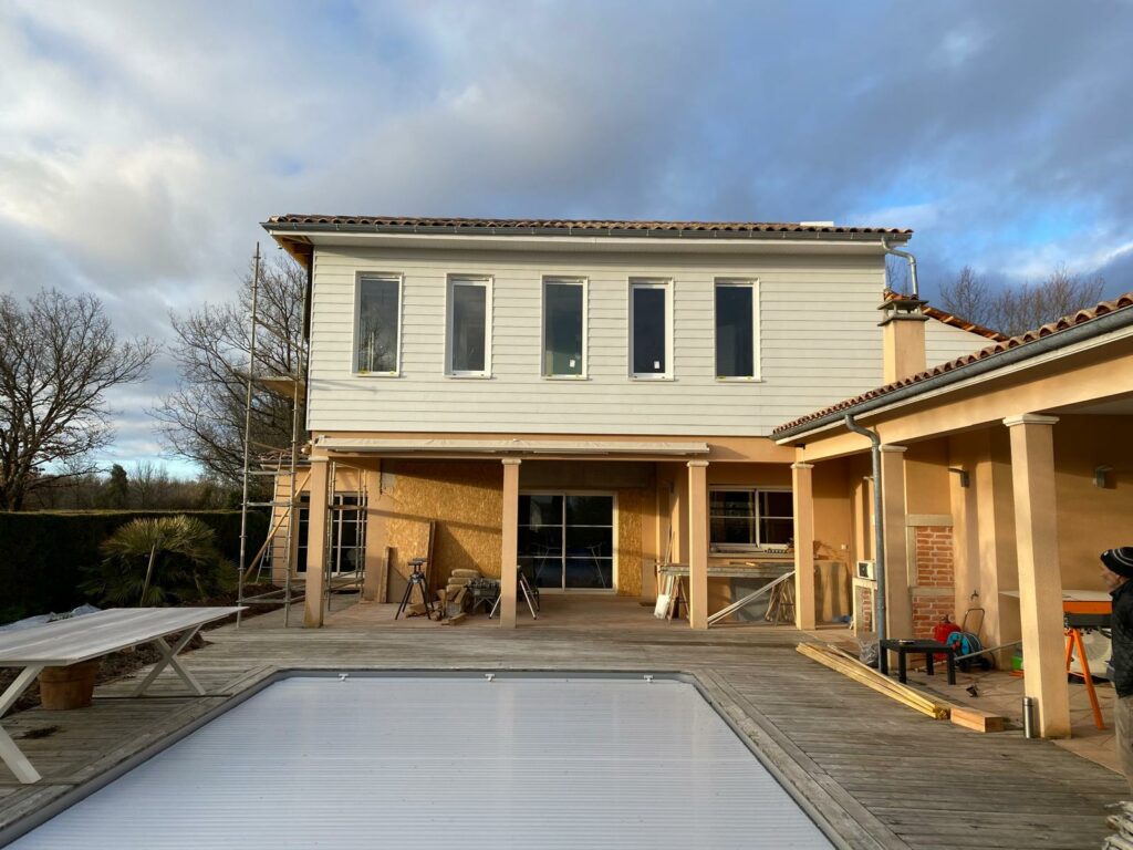 Terrasse bois et maison – SASU BADI